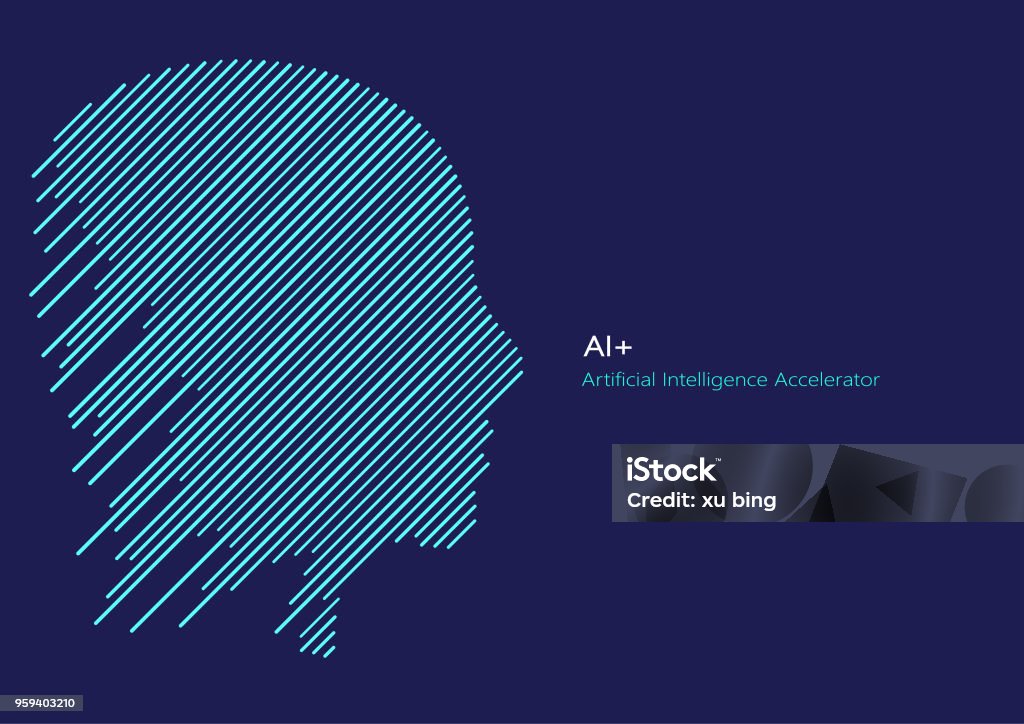 Artificial Intelligence and Big Data, Internet of Things Concept Artificial Intelligence stock vector