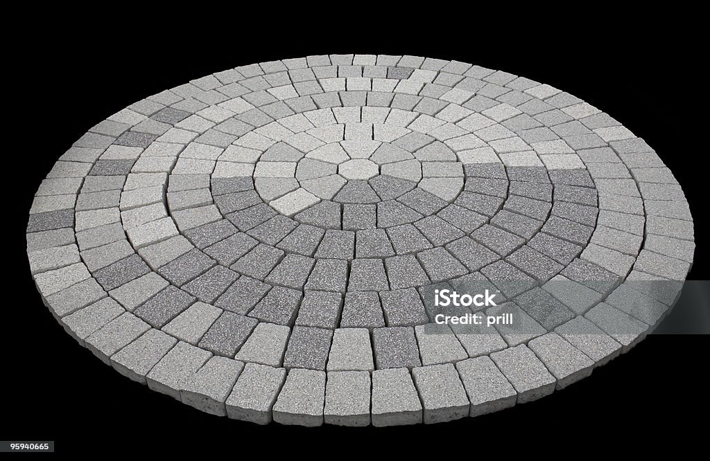 Piedra de mosaico circular - Foto de stock de Abstracto libre de derechos