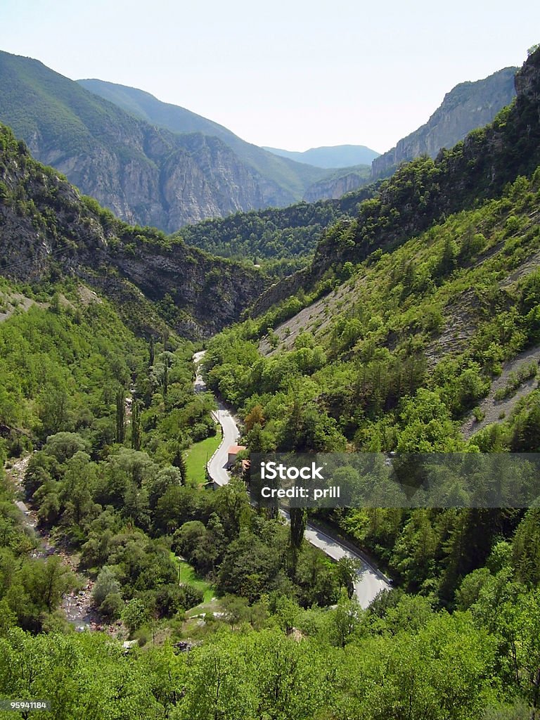 valley en los alpes franceses - Foto de stock de Aire libre libre de derechos