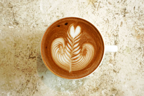 istock a cup of latte art coffee 959411888