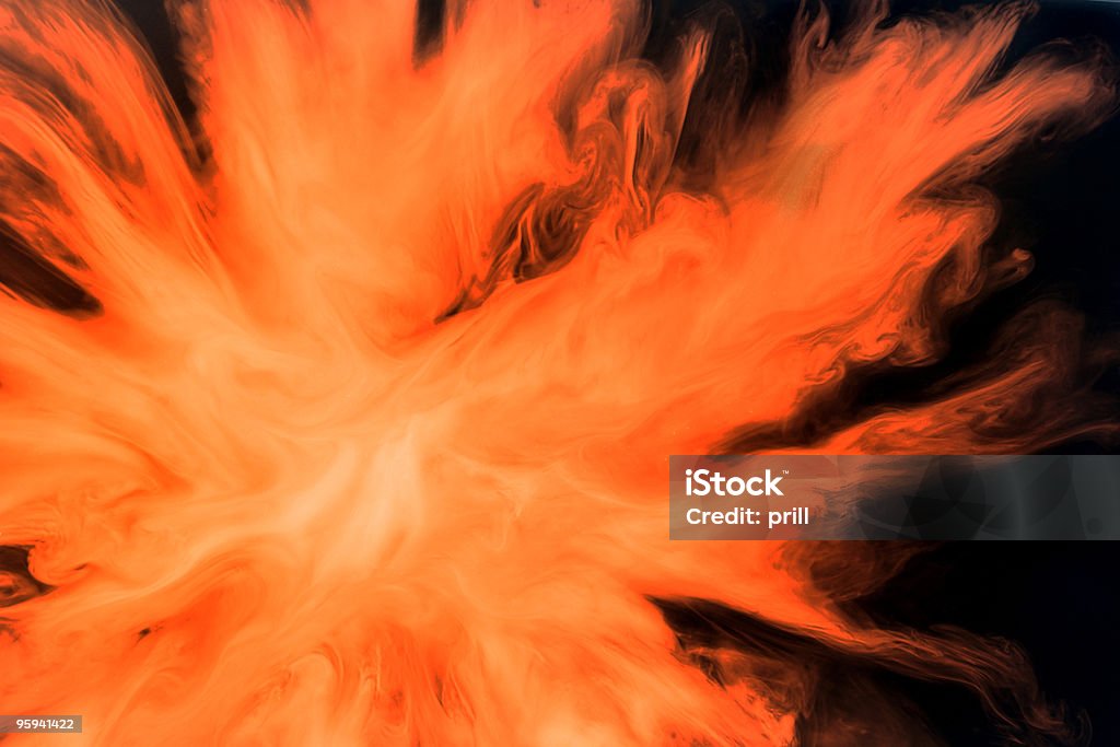 flaming couleur de combustion - Photo de Dissoudre libre de droits