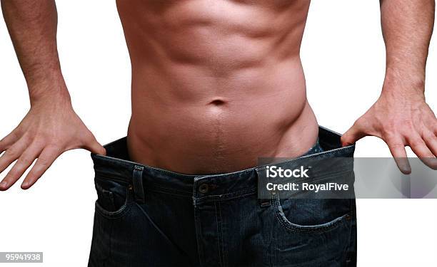 Lost Weight Stock Photo - Download Image Now - Men, Dieting, Thin