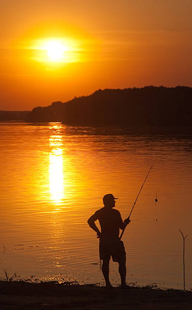 istock The man fishes 95942011