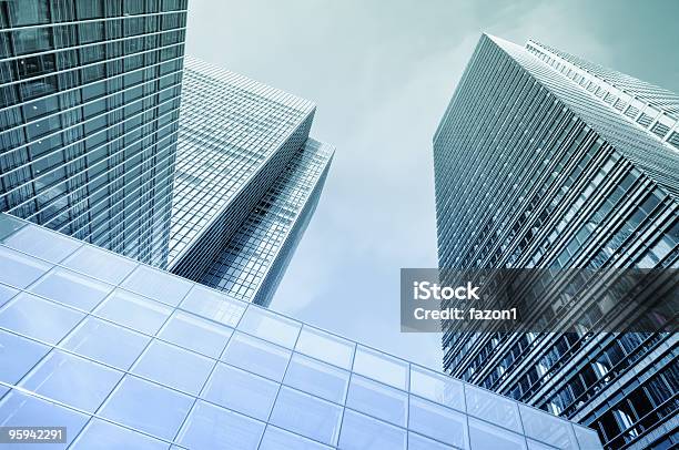 Office Buildings In London Stock Photo - Download Image Now - Architecture, Blue, British Culture