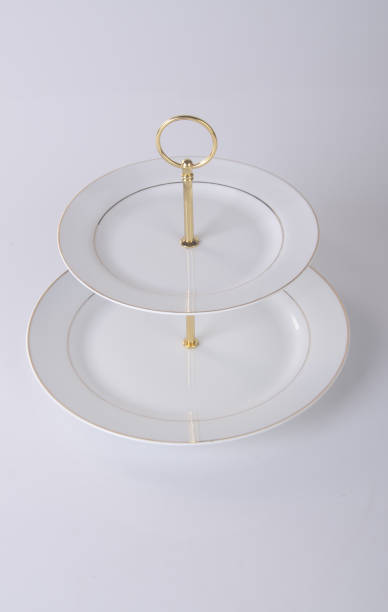 istock tray or two tier serving tray on a background 959423518