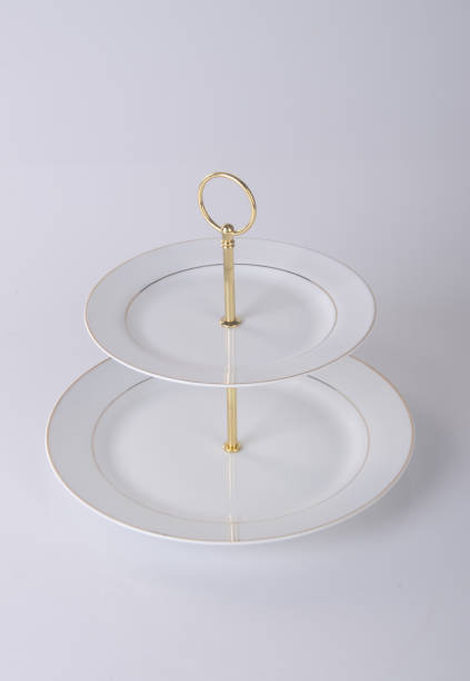 istock tray or two tier serving tray on a background 959423538
