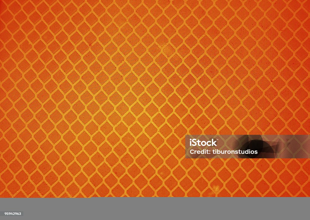 Jasny pomarańczowy Znak drogowy makro - Zbiór zdjęć royalty-free (Abstrakcja)