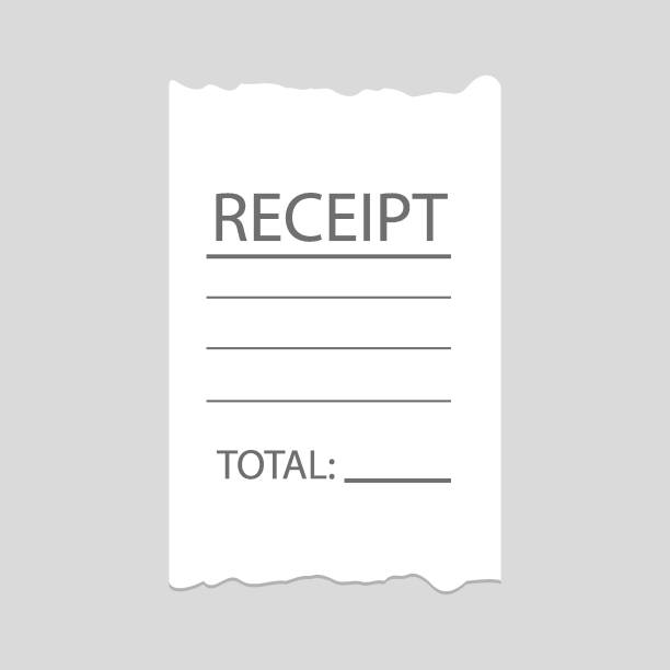 Receipt Shape 830+ Printing Receipt Stock Illustrations, Royalty-Free Vector Graphics ...