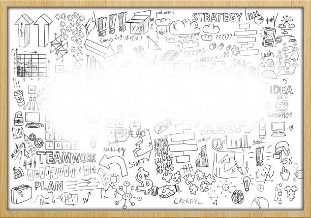 istock Charts and diagrams on whiteboard with empty space for text / Whiteboard concept (Click for more) 959433904