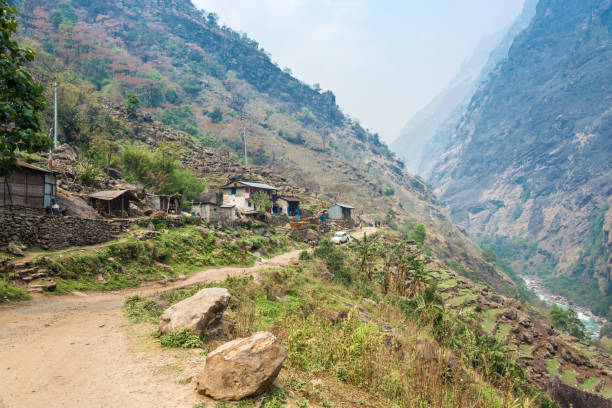 istock Tourists on a mountain road in the Himalayas. 959434370