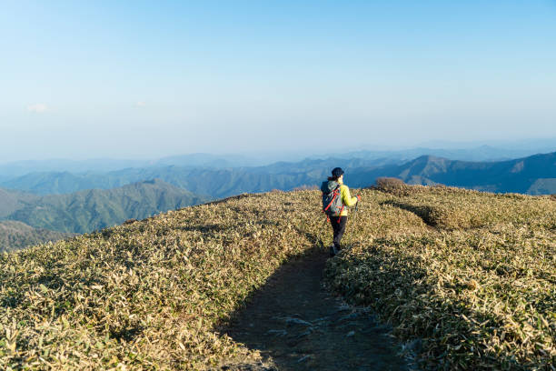 istock Woman is enjoying hiking in nature 959438428