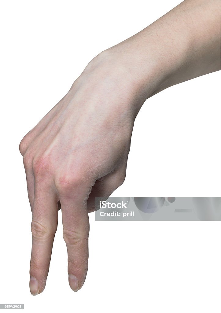 Mão pé com os dedos - Foto de stock de Dois Dedos royalty-free
