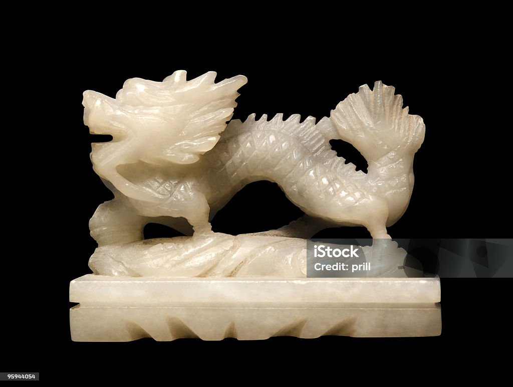 Steatite dragon - Foto stock royalty-free di Drago - Personaggio fantastico