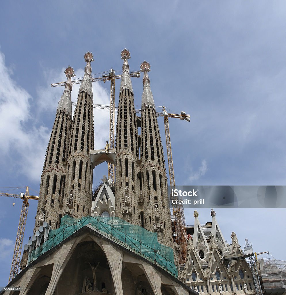 Sagrada Família detalhe - Royalty-free Sagrada Família Foto de stock