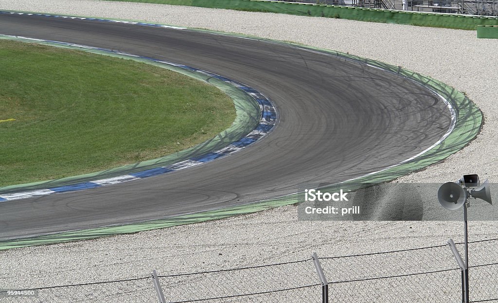 Hipódromo de curva - Foto de stock de Autódromo de Hockenheim royalty-free