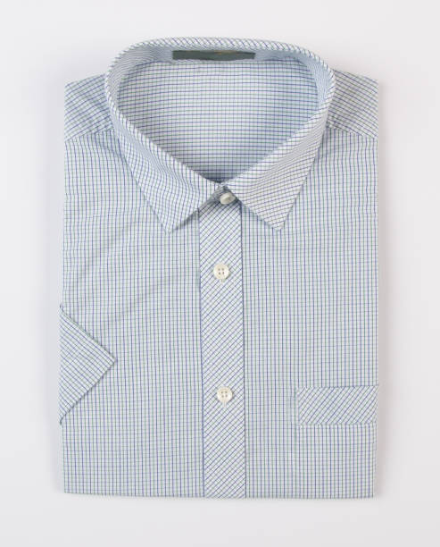 istock shirt for men's folded on a background 959451852