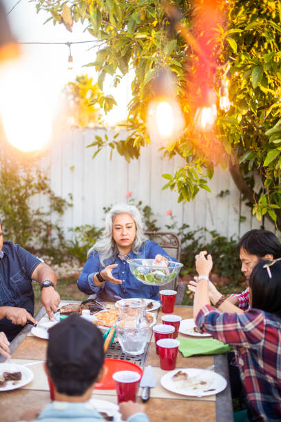 istock Outdoor Dinner on Beautiful Summer Evening 959452030