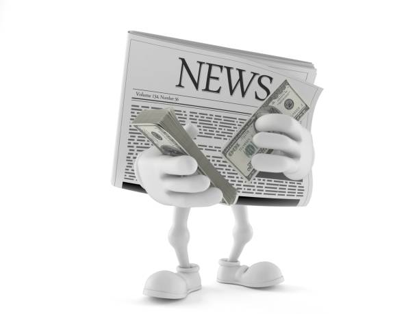 istock Newspaper character counting money 959453830