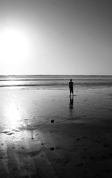 istock One person, Sunset, New Beginning or End 95945709