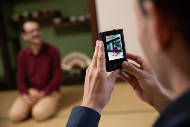 istock Caucasian man enjoying Japanese experience 959457692