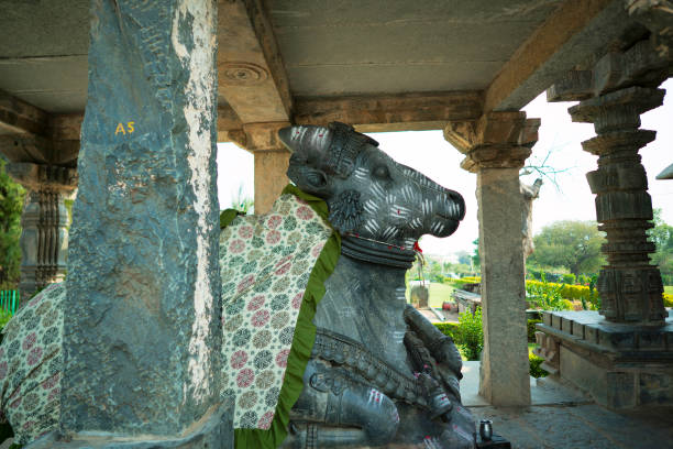 istock DAMBAL, Karnataka State, India. Doddabasappa Temple. NANDI 959458754
