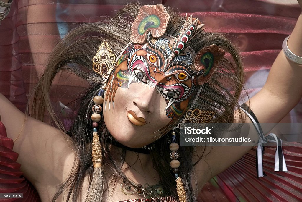 Danseur masqué femme - Photo de Intrication libre de droits
