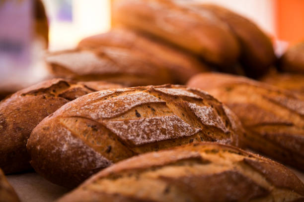 istock Close-up of fresh white bread 959464538