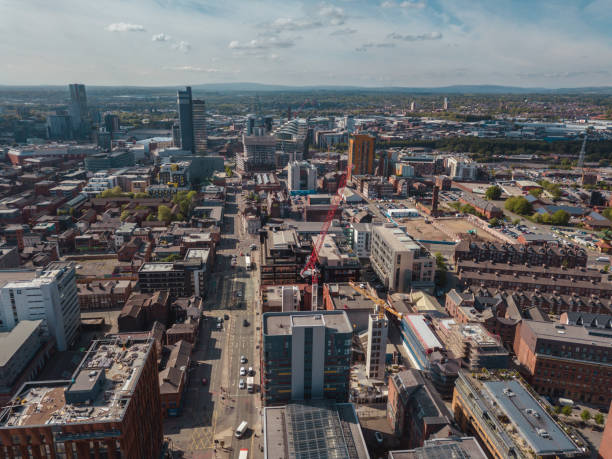 istock Aerial Drone Construction Work City Centre Building Apartments Crane High Rise 959469852