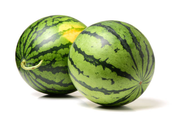 istock Water melon isolated on the white background 959470172