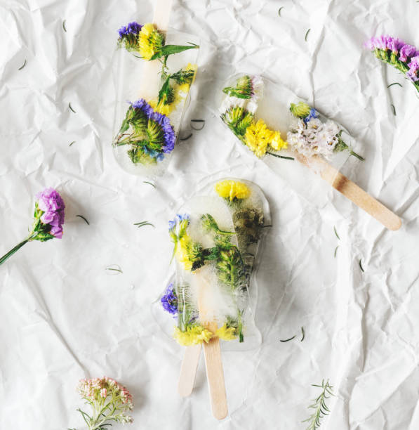 istock Homemade summer wildflower ice pop 959473116