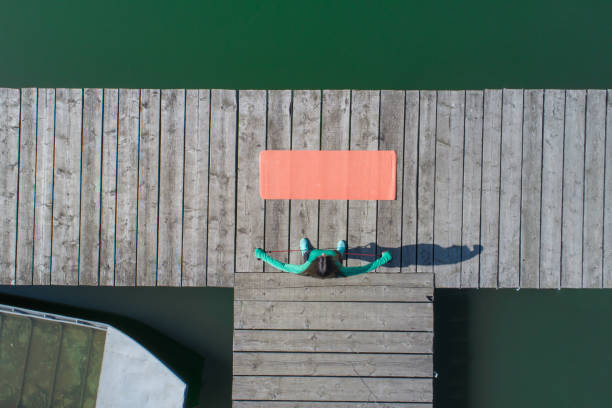 istock Exercising on the lake 959473460