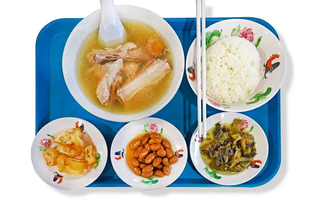 Photo of traditional singapore pork bone soup set menu