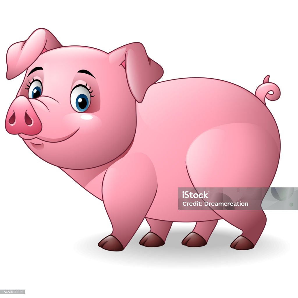 Ilustración de Cerdo De Dibujos Animados Aislado Sobre Un Fondo Blanco y más Vectores Libres de Derechos de Alegre - iStock Ilustración de Cerdo De Dibujos Animados Aislado Sobre Un Fondo Blanco y más Vectores Libres de Derechos de Alegre - iStock