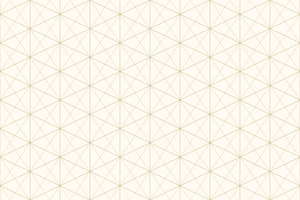 ilustraciones, imágenes clip art, dibujos animados e iconos de stock de patrón transparente resumen antecedentes oro color y línea. vector de línea geométrica. - christmas pattern striped backgrounds