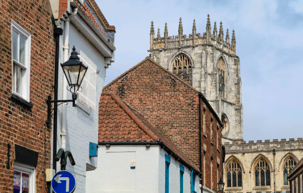 istock St Mary's Church against blue sky, Beverley, Yorkshire, UK. 959494014