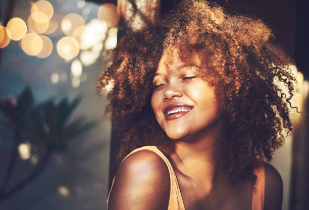 istock Embracing her beautiful curly hair and loving it 959494736