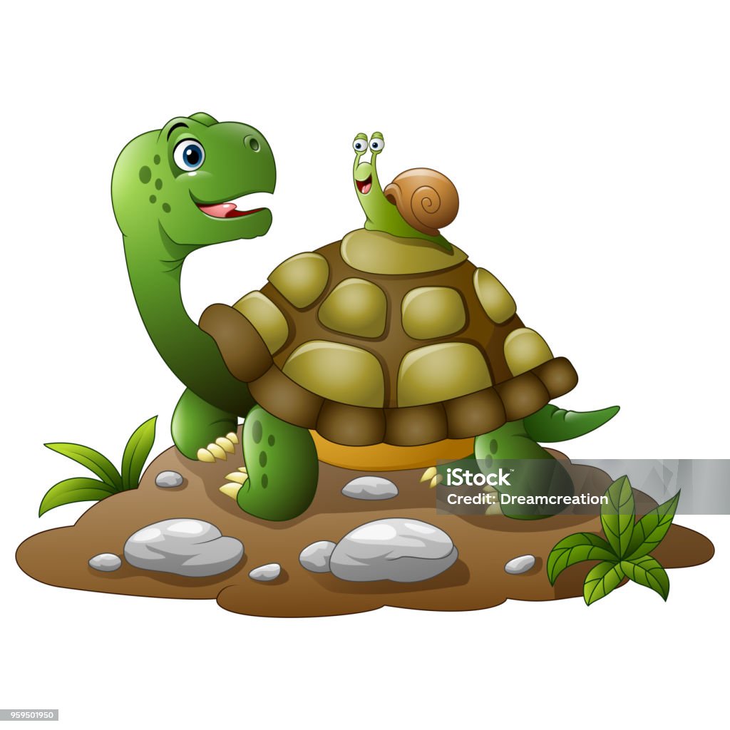 Hoạt Hình Rùa Hài Hước Với Ốc Sên Hình minh họa Sẵn có - Tải xuống ...