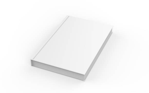 istock Hardcover book mock-up on isolated white background, 3d illustration 959505368