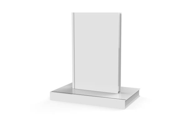 istock Hardcover book mock-up on isolated white background, 3d illustration 959507392