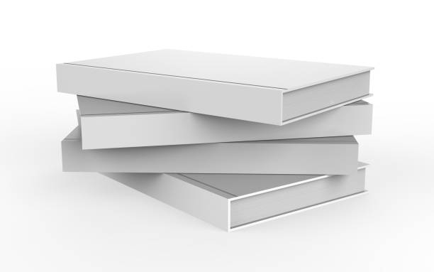 istock Hardcover book mock-up on isolated white background, 3d illustration 959507944