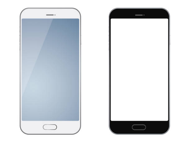 スマート フォンは、白い背景で隔離。 - スマートフォン点のイラスト素材／クリップアート素材／マンガ素材／アイコン素材