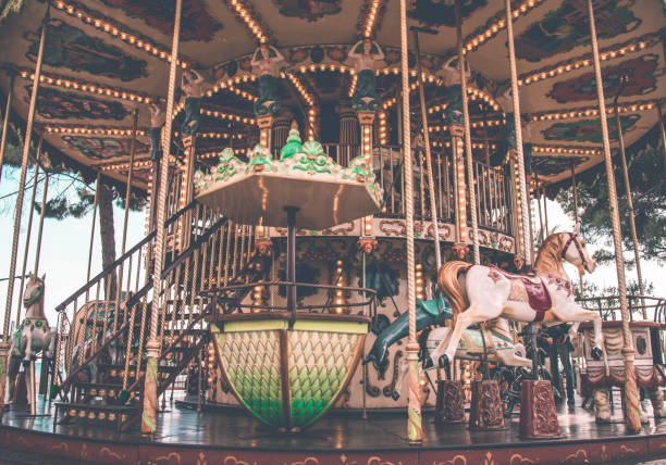 istock An old fashioned carousel in Nice, France 959527634