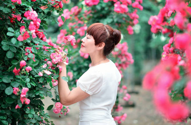 istock A woman is in the garden. 959528242