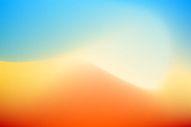 Abstract desert background Abstract desert background orange color stock illustrations