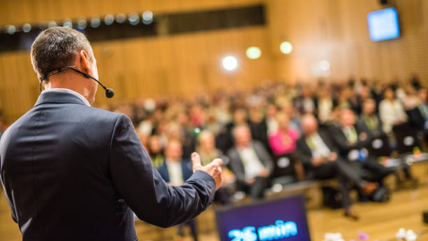 istock Business people in seminar at auditorium 959533578