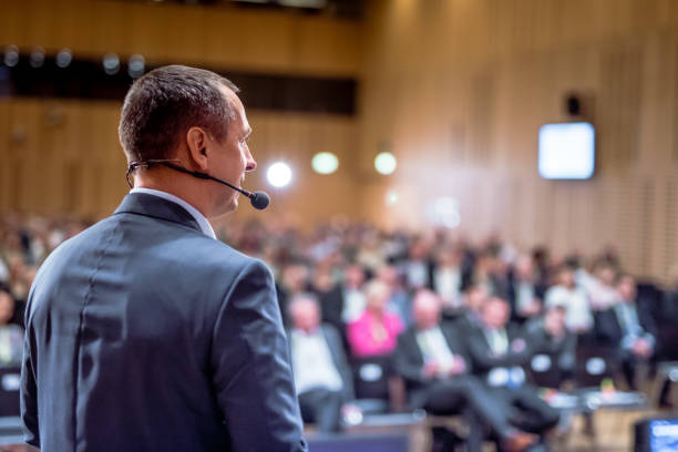 istock Business people in seminar at auditorium 959533588
