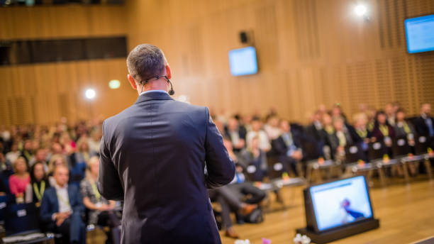 istock Business people in seminar at auditorium 959533592
