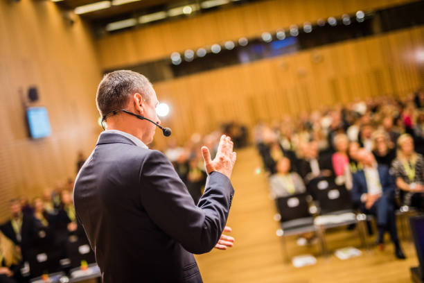 istock Business people in seminar at auditorium 959533594