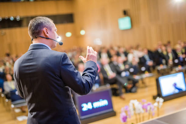 istock Business people in seminar at auditorium 959533596