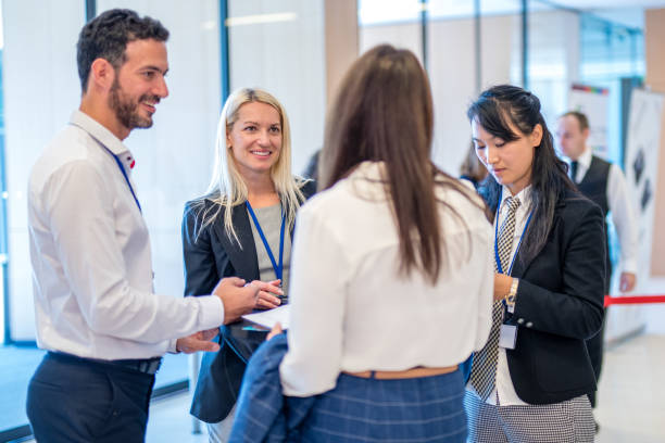 istock Business people discussing in seminar at auditorium 959533642